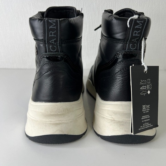 Carmela Comfortflex Made In Spain Leather Ankle Booties Black Size 9.5 - Picture 8 of 12